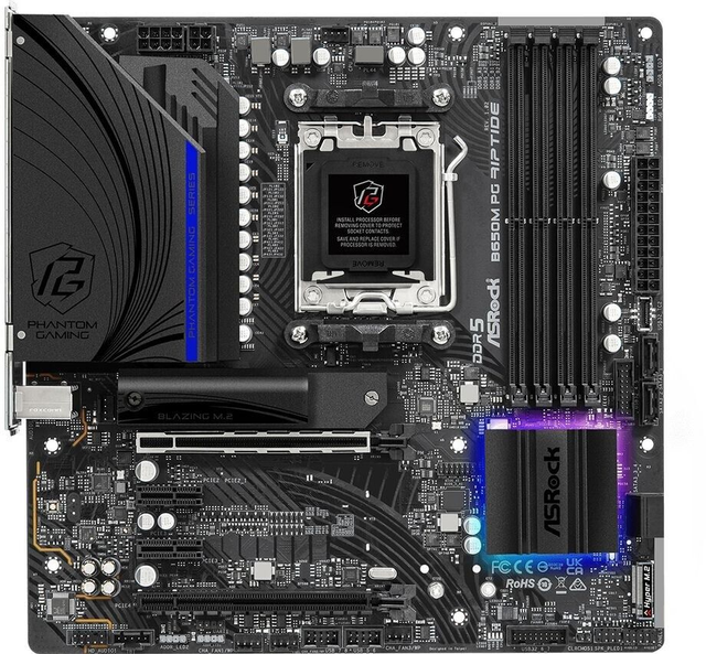 02.2.0049 – Scheda Madre ASRock B650M PG Riptide AM5 – Micro‑ATX gaming per Ryzen 7000