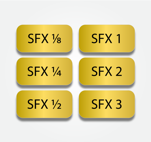 Soft Effects Filter Tabs 1/8 - 3 (Set of 6)