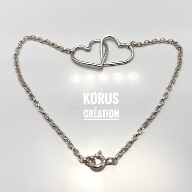 Bracelet Cœur en duo 