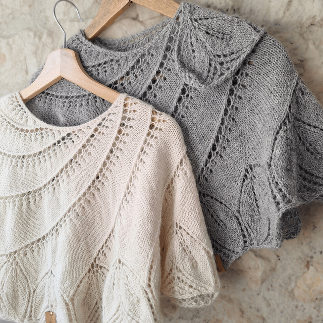 Le Châle Bégonia Swirl à tricoter