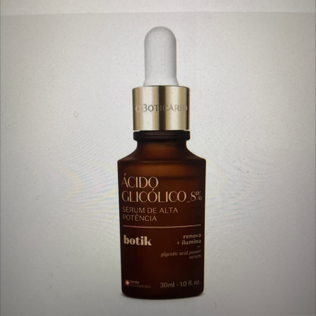 Serum de Alta Potência Ácido Glicólico 8% Botik 30ml O Boticário 