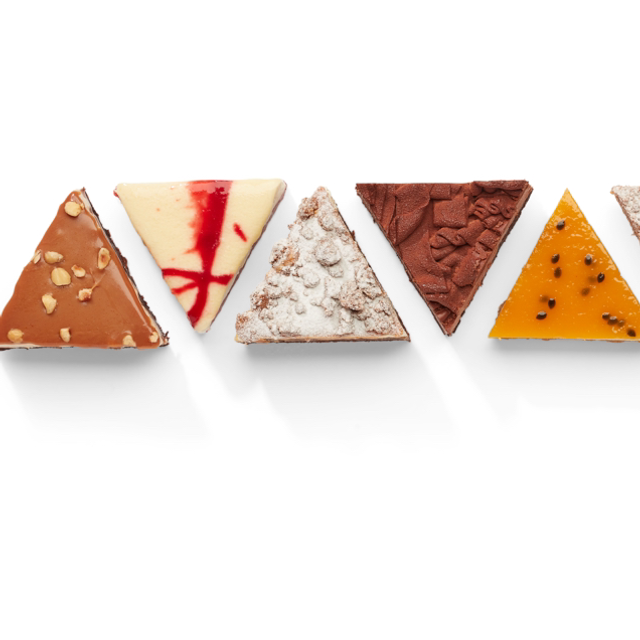 Eén persoons taartjes 4 stuks gesorteerd 