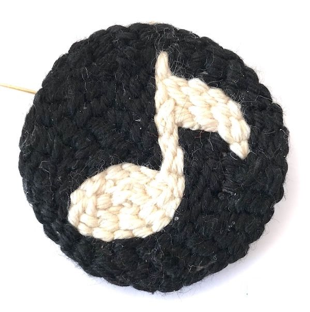 Broche note de musique