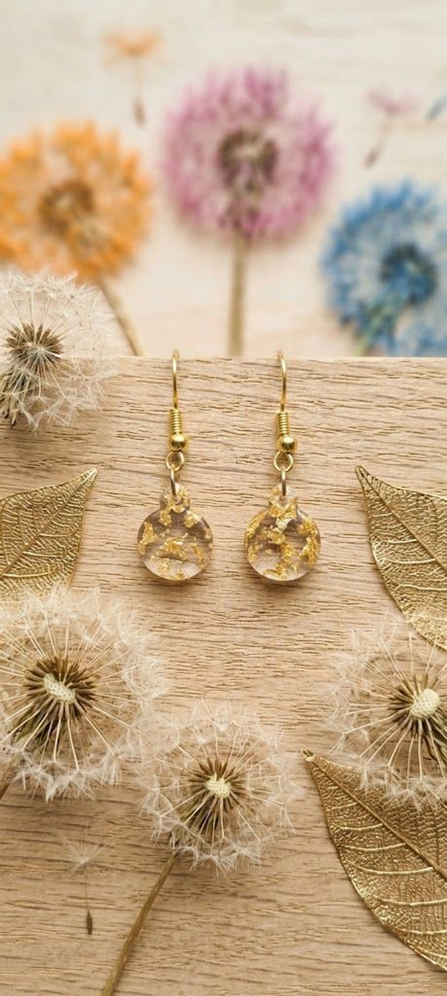 Galet Chic Feuille d'or