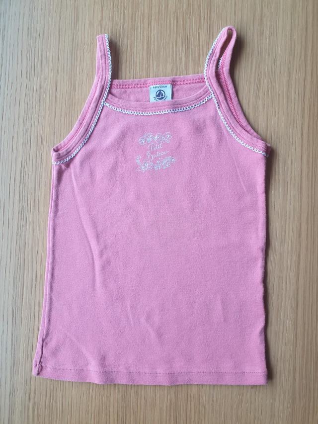 Tee-shirt débardeur maillot de corps Petit Bateau 6 ans