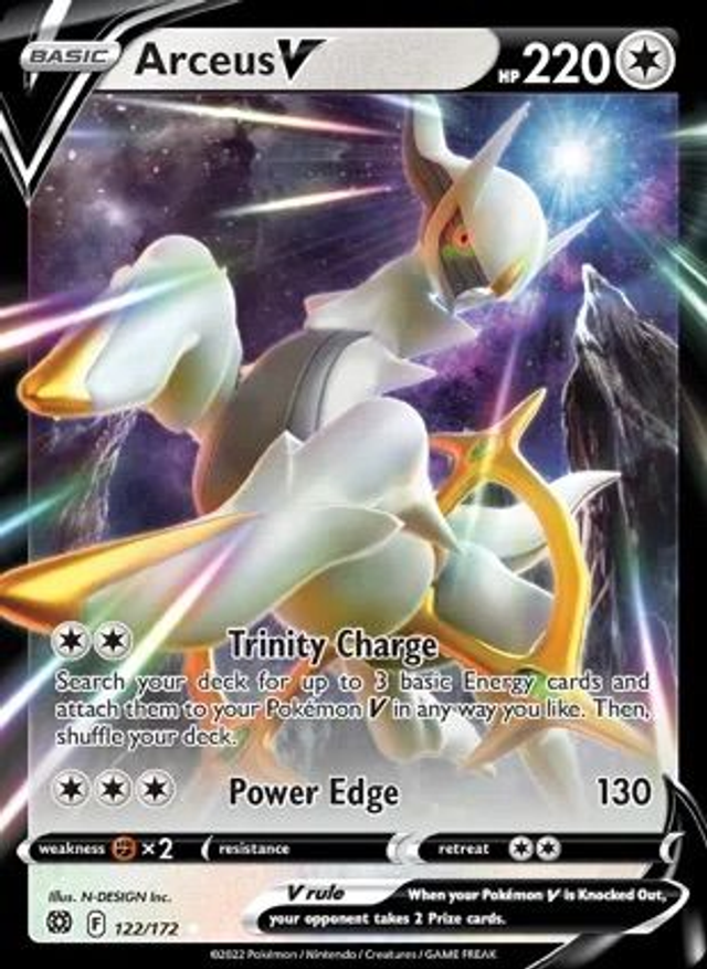 Arceus V - 122/172 (Rare Holo V)