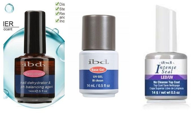 SET IBD PRIMER-BASE COAT-TOP COAT 14ml