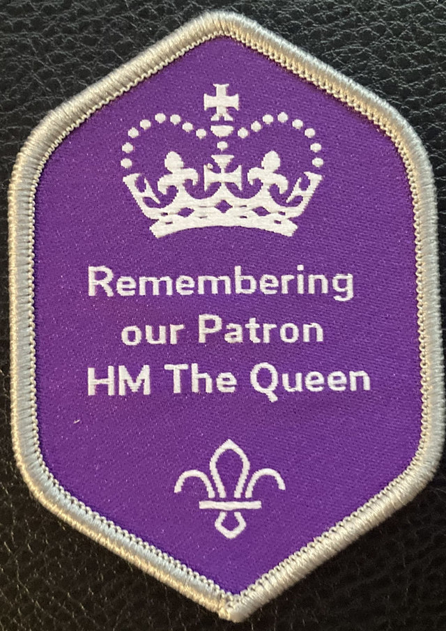 Blanket Badge- HM Queen Commemorative Badge 