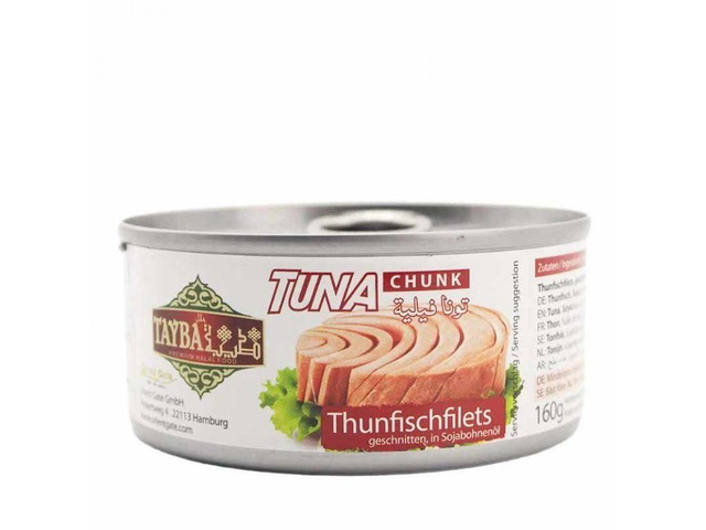 Tayba Tuniak v Sójovom Oleji 160 gr.