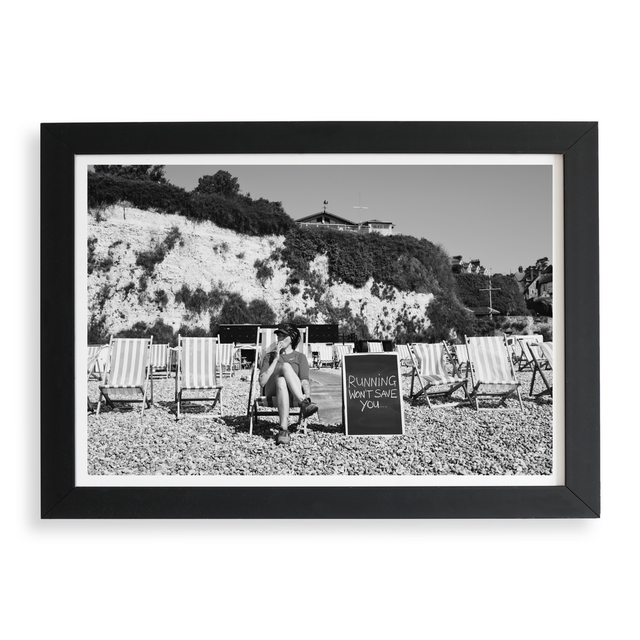 Running Won’t Save You Photo Print