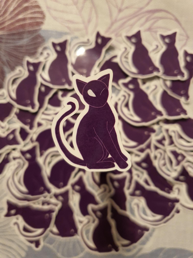 Sticker Cat Sitting