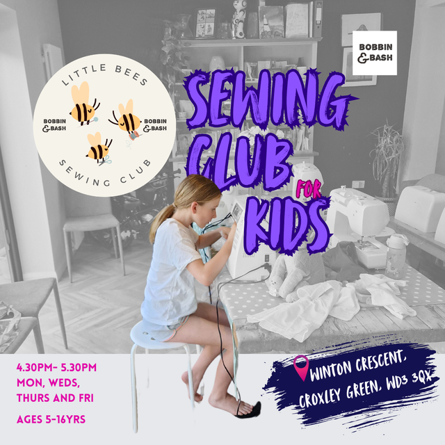 LITTLE BEES SEWING CLUB - SUMMER TERM 2026