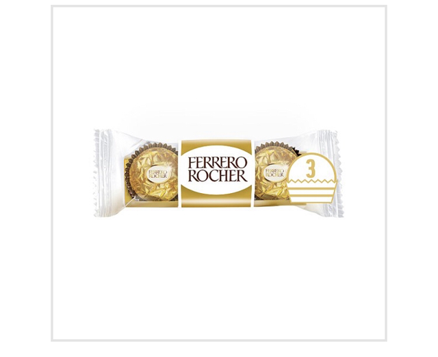 Ferrero Rocher Chocolate Pralines Treat Pack 3 Pieces (37.5g)