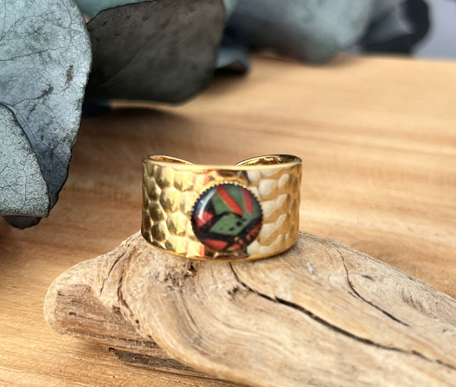 Bague ajustable acier inoxydable 