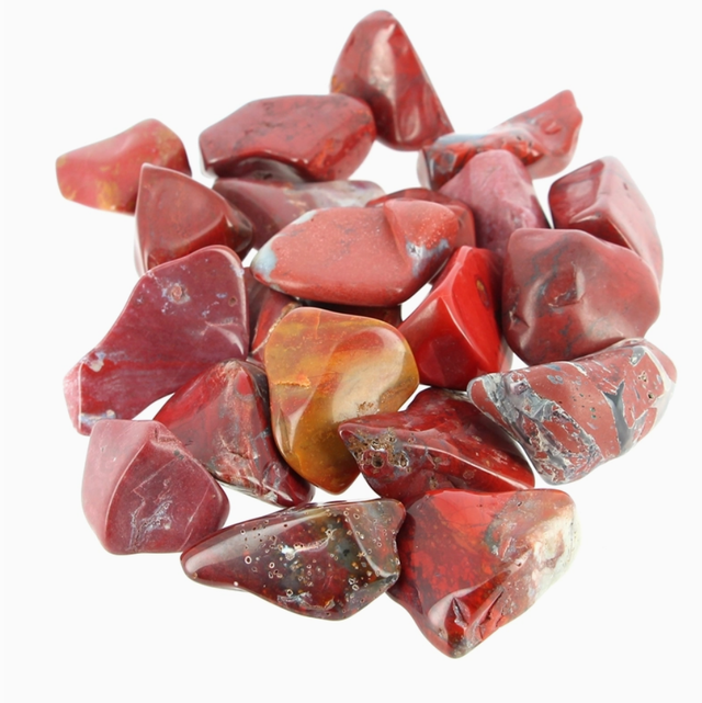 Pierre roulée Jaspe rouge EXTRA 3 - 4 cm