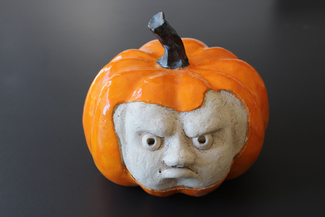 Pompoen met gezicht / Pumpkin with face