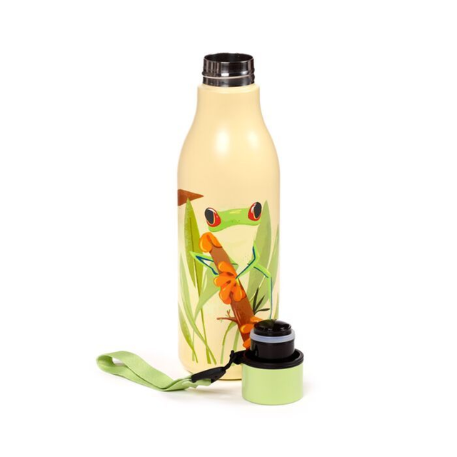 Tropical Tree Frogs Reusable Insulated Drinks Bottle 500ml