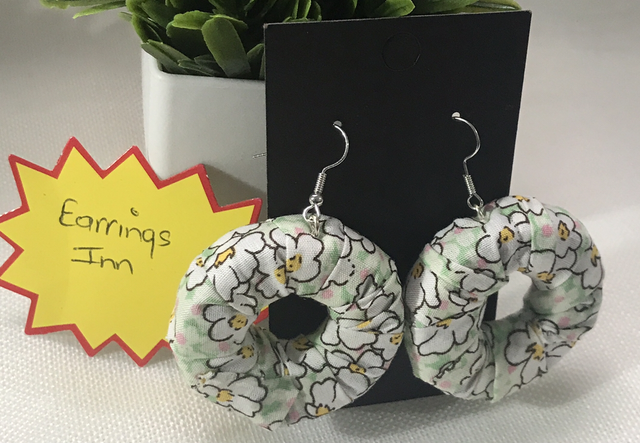 Mixed Dangling Fabric Earrings-MFE21