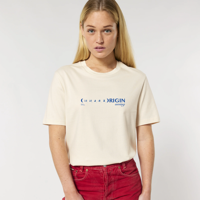 Tee shirt unisexe beige
