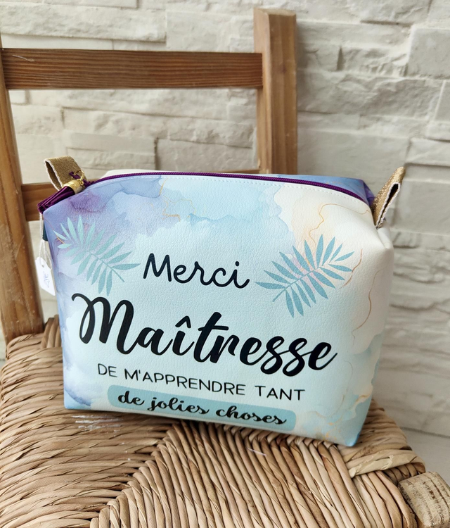 Trousse maîtresse bleu