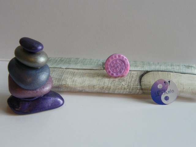 Escargot dégradé Rose/Mauve