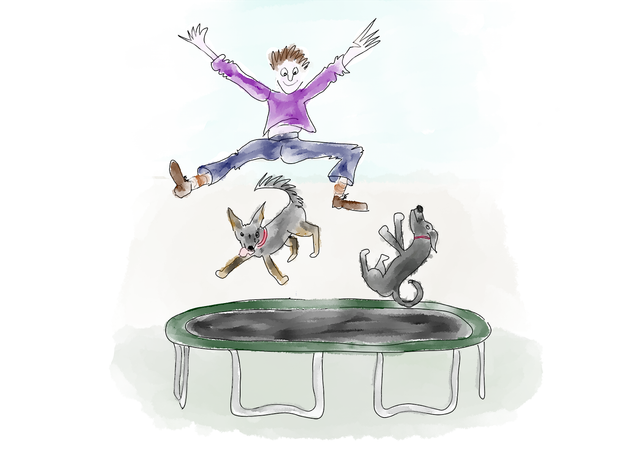 Fun with the Boys   (Fine Art Limited Edition. Giclée Print)