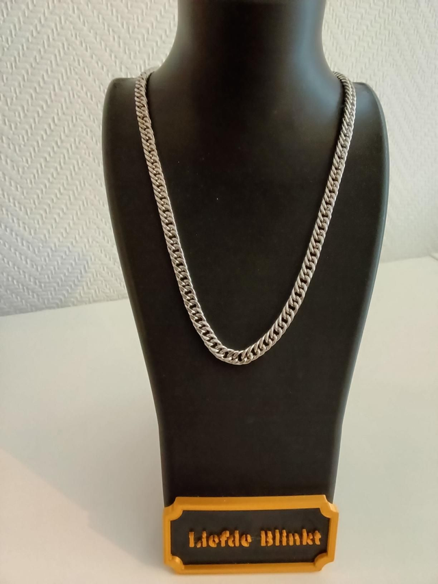 Schakel zilverkleurig