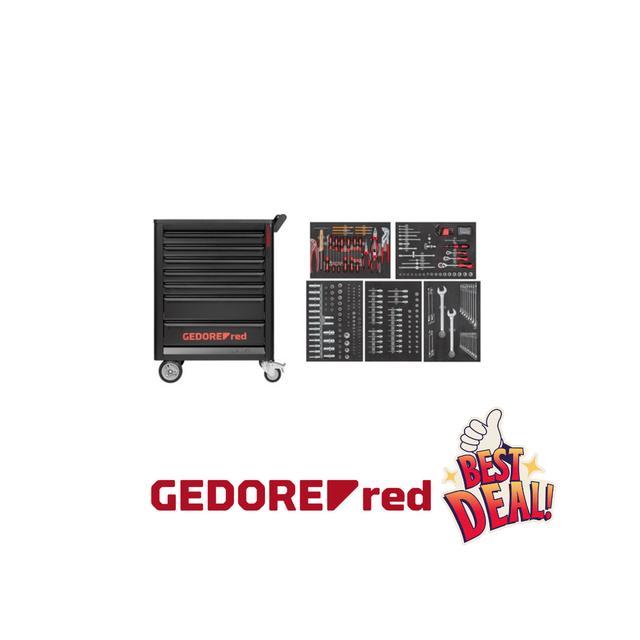  Werkzeugsatz im Werkstattwagen GEDMaster 273-teilig R22071005 