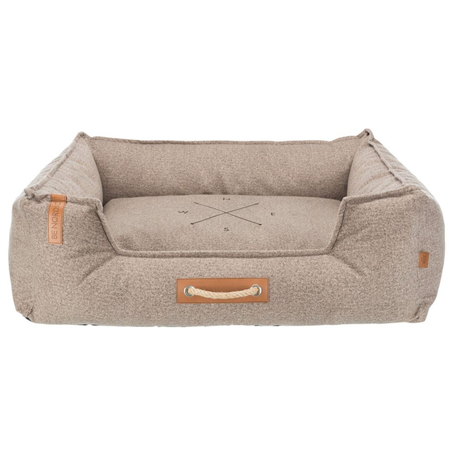 TRIXIE Be Nordic Hundebett Föhr, 80 × 60 cm, Sand