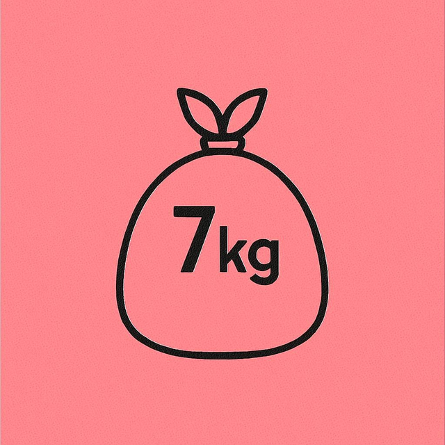 Roll of 50 general waste sacks