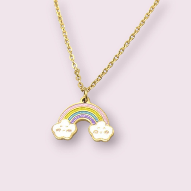Collier arc en ciel 