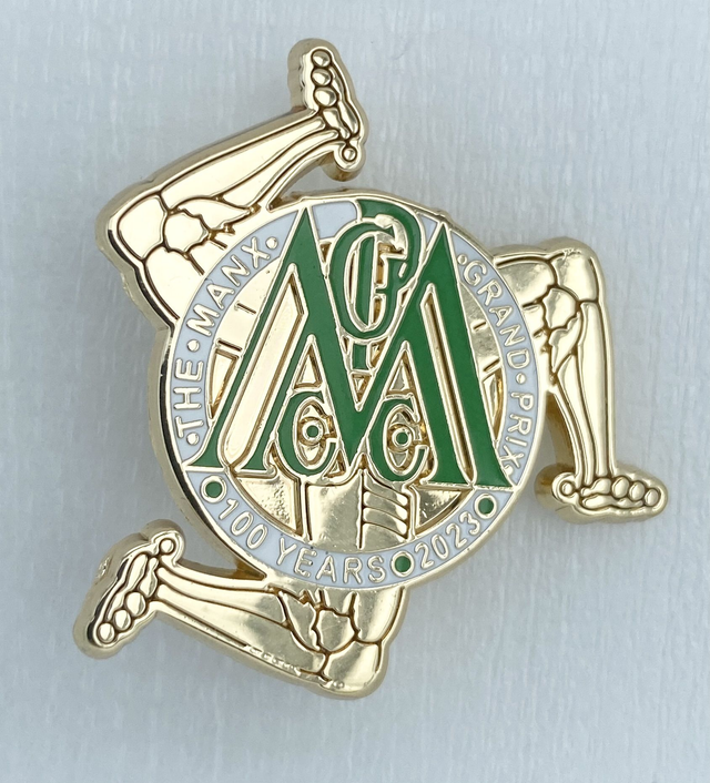 Manx Grand Prix 2023 - 100 Years Centenary Badge