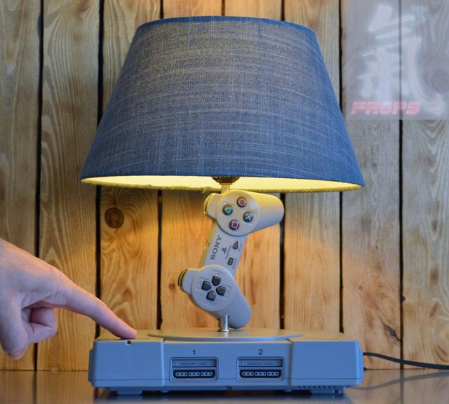 Playstation 1 Lamp : Upcycled &amp; Refurbished by Ki Props