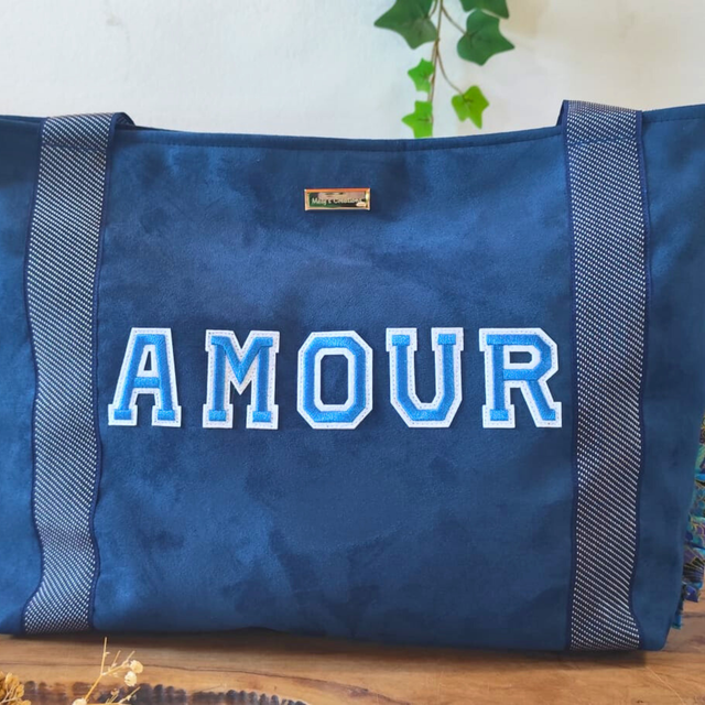 🌸Sac cabas Amour Bleu Marine 🌸 