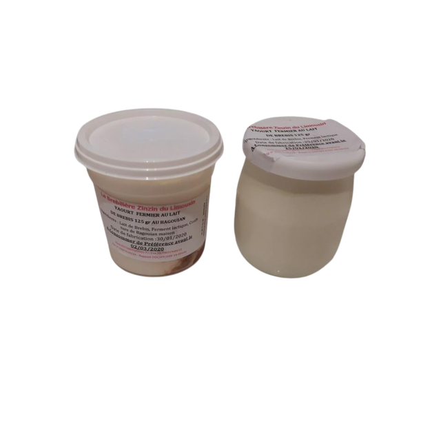 Yaourts au lait de brebis 🧺