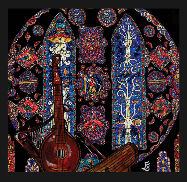 Vitraux format 18 cm - 2 modèles au choix