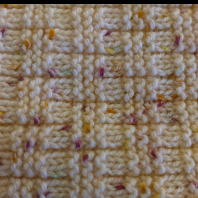 Peach fleck blanket 
