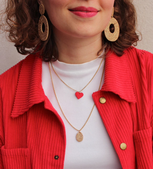 Pendentif Cara • couleurs mates