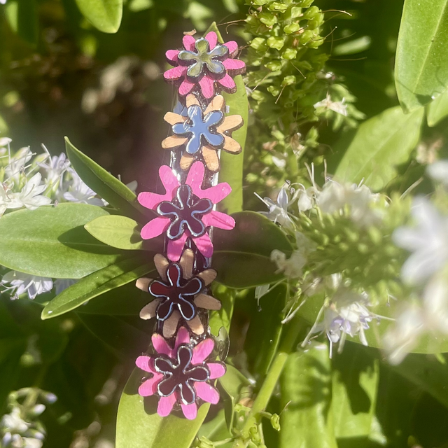 Barrette fleurs 3 