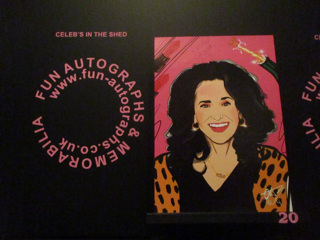 Lesley Joseph Limited Edition Signed A4 Comic Style Drawing Print (20)