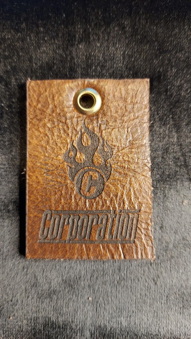 022 / 100 2nd Limited Edition Genuine CORP SOFA Leather Keyring