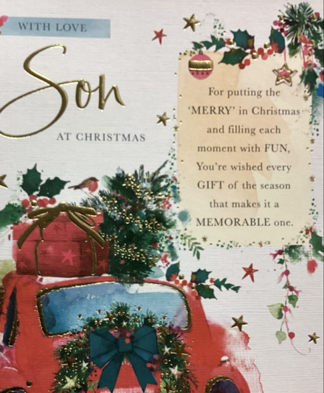 Christmas Son (Car) WW