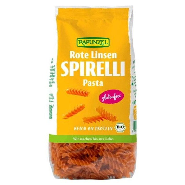 Rapunzel Rote Linsen Spirelli glutenfrei, 300g Packung