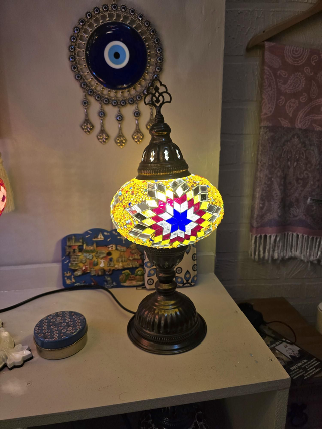 Large Mosaic Table Lamp