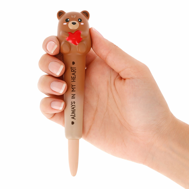 Penna Gel Antistress Teddy Bear "Always in my Heart" - Squeezies