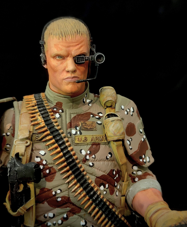 Statue ANDREW SCOTT (universal soldier) série movie 