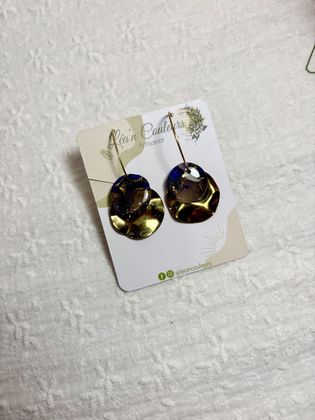 Coloris saphir - Boucles Neptune