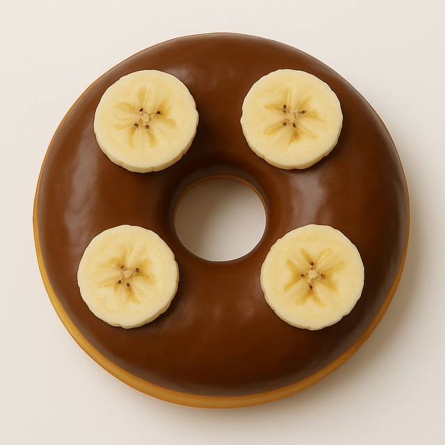Donut Nutella Banane