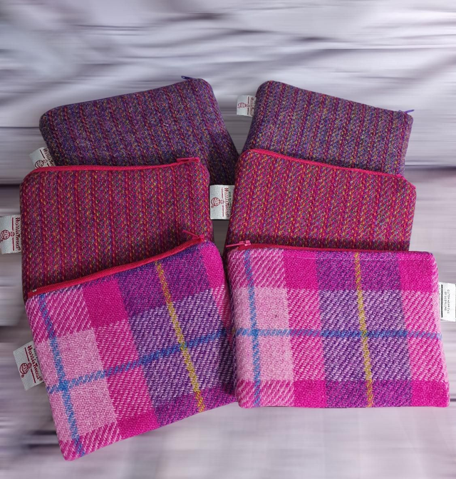 Harris Tweed Coin Trinket Purses