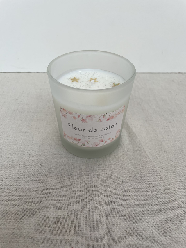 Bougie parfum fleur de coton